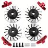 RC Parts Compatible with Traxxas 4-Tec Drift Rear Drive 1/10 RC Car Upgrades Parts Front and Rear Brake Discs 8352 8367 view 4