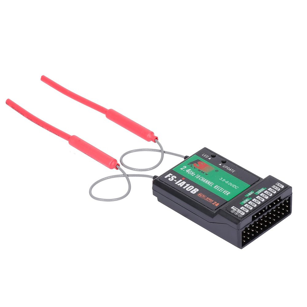 Hylukon Flysky FS-iA10B 2.4G 10CH Receiver for FS-i6 FS-i6S FS-i6X FS-i10 Transmitter for RC Airplane Helicopter
