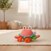 KiBcsLic Musical Stuffed Toy Musical Scuttling Crustacean Toy Gnaw Stuffed Animal for Crawlers, Young Children, Stomach Time, Frog view 4