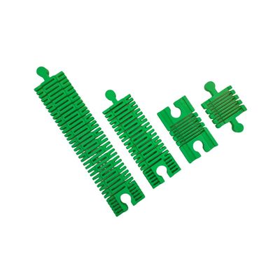 Flexible Train Track Pack | Flexi Railway Expansion Set for Wooden Train Layouts (Green, Full Set)