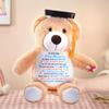A Little Hug from Heaven on Your Graduation Teddy Bear 2026, Personalized Memorial Graduation Bear 2026, A Hug from Heaven, Custom Sympathy Stuffed Animal Plush Gift for Grandkids from Grandma Grandpa view 2