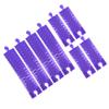 Flexible Train Track Pack | Flexi Railway Expansion Set for Wooden Train Layouts (Purple, Mega Set) view 1