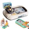 2026 New Updated Simulated Driving Racing Car Game with Sounds & Lights, Car Racing Adventure, with Racings Adventure Cars Steering Wheel, Develops Reflexes & Coordination for Boy Girl (P3) view 1