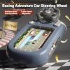 2026 New Updated Simulated Driving Racing Car Game with Sounds & Lights, Car Racing Adventure, with Racings Adventure Cars Steering Wheel, Develops Reflexes & Coordination for Boy Girl (P3) view 3
