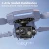 3-Axis Gimbal GPS Drone with 4K Camera, 90 Min Long Flight Time,3280 FT Long Control Range, Auto Return, Follow Me, Brushless Motor, 5G FPV RC Quadcopter for Beginners(Under 249g) view 2