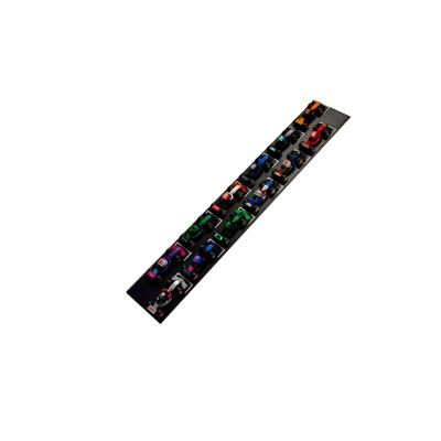 JILINWEI Wall Mounting Display Plate for F1 Brick Collectible Race Cars,Holds 12 Mini Race Cars with Secure Wheel Hook,Black