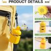 Frog Croaking Fidget Toy - USB-C Rechargeable KeychainAdults Keyboard Clicker Reliever Frog Croaking Fidget Toy with Colorful Lights Fun & Portable Anxiety Relief (Duck,8) view 2