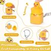 Frog Croaking Fidget Toy - USB-C Rechargeable KeychainAdults Keyboard Clicker Reliever Frog Croaking Fidget Toy with Colorful Lights Fun & Portable Anxiety Relief (Duck,8) view 3