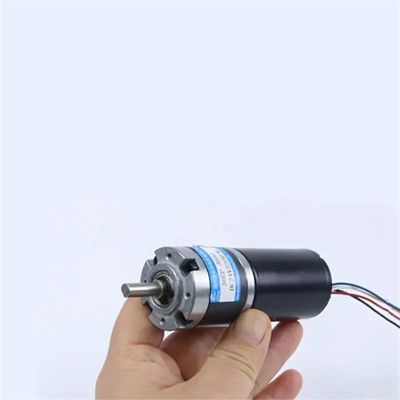 12V 24V 36mm DC Planetary Gear Motor 6-Wire with Brake Brushless Adjustable Speed Can CW CCW Motors 36GP-3650(24V only Motor,37RPM 6MM)