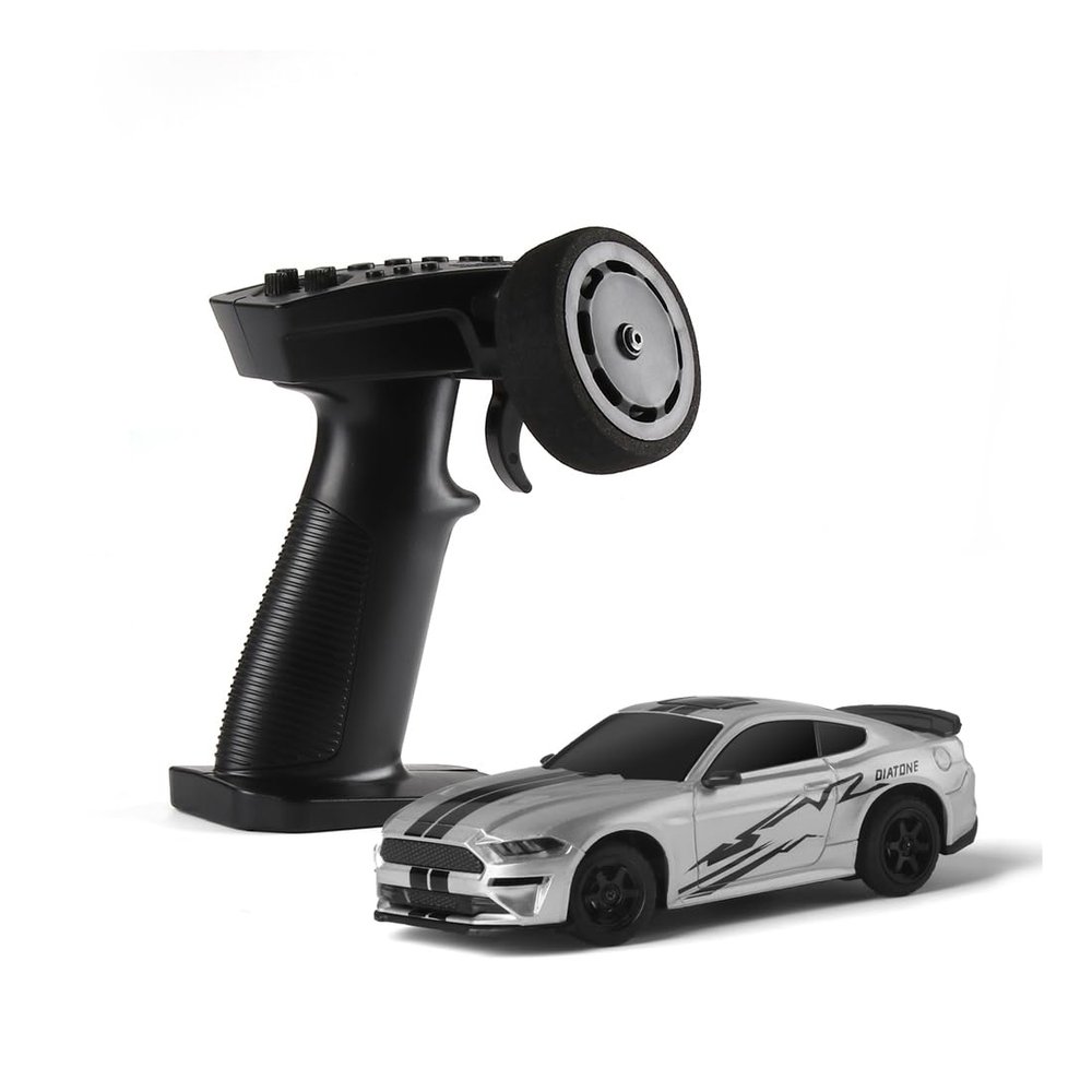 1/43 Scale Mini RC Drift Car with FPV Goggles Set, 2.4GHz Full-Proportional 4WD RC Car with Independent Suspension, Racing Car with LED Lights, DVR Recording FPV Headset