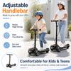 Scooters for Kids 5-8-12 & Teens, Dual Hand & Foot Brakes,Adj Height. view 2