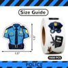 1000 Pcs Police Stickers, 1.5" Law Enforcement Stickers, Police Badge Stickers for Cops, Sheriff Stickers and Reward Stickers for Waterbottle Scrapbook Laptop view 2