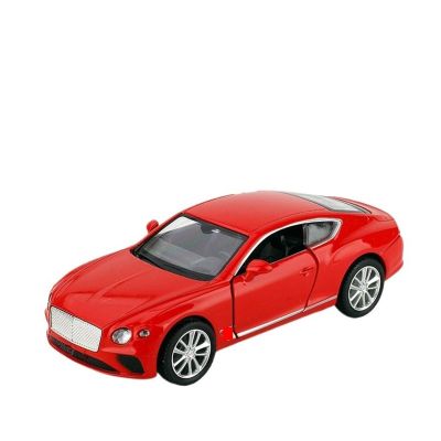 Classic Diecast Metal Alloy Car Model Scale 1:36 for Bentley Continental Metal Body Plastic Interior(Red)