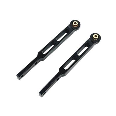 COMODO Rear Axle Fixed Pull Rod for 1/12 RC Crawler 66mm Metal Replacement Drivetrain Part Compatible with MN82T LC79 MN82S MN82Pro(Black)