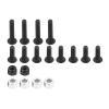 Cocoarm RC Car Mount Plate, 4pcs Set, Adjustable Durable, Metal Shock Damper Mount, for 1/10 Scale RC Crawler, 51mm (Ti Color) view 2