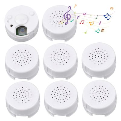 8PCS Voice Recorder for Stuffed Animal 30 Seconds Mini Voice Recorder with Playback Recordable Stuffed Animal Insert Message Recording Device for Plush Toy Doll Bear Toy