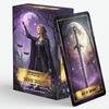 ZHQGYN Purple Moon Tarot Deck, 78-Card Dark Fantasy Set with Companion Guide, Gothic Violet Moon Theme, for Beginners and Experienced Readers, Purple Moon Tarot Deck, Dark Fantasy Tarot view 1