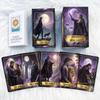 ZHQGYN Purple Moon Tarot Deck, 78-Card Dark Fantasy Set with Companion Guide, Gothic Violet Moon Theme, for Beginners and Experienced Readers, Purple Moon Tarot Deck, Dark Fantasy Tarot view 3