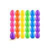 48 Pack Fillable Easter Eggs with Hinge Bulk Colorful Bright Plastic Easter Eggs, Perfect for Easter Egg Hunt, Surprise Egg, Easter Hunt view 2