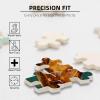 EVRISIGN 1000 Pieces Jigsaw Puzzles for Adults, Hello Sweet Cheeks Bear Art Puzzle, Stress Relief Hand-Eye Coordination Brain Teaser Puzzle 29.5x19.7 Inch view 3
