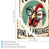 EVRISIGN 300 Pieces Jigsaw Puzzles for Adults, Fluent in Fowl Language Funny Chicken Art Puzzle, Stress Relief Concentration Training Brain Teaser Puzzle 15.7x11 Inch view 2