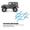 FILFEEL Aluminum Alloy Wheelbase Link Rod Upgrade Parts for RGT 136100/10 RC Car Crawler Accessory - Blue (Blue ECX224000B) view 3