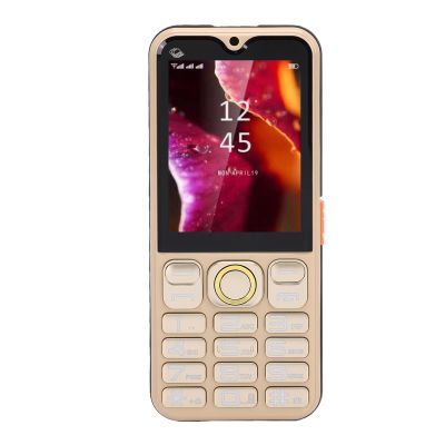 Fabater Senior Mobile Phone with Big Buttons, 3600mAh 2G Unlocked Cell Phone, Anti Drop Old Phones with 3 SIM Card Slots, Flashlight, SOS, MP3, Call, SMS, Bluetooth, FM (Gold)