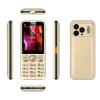 Fabater Senior Mobile Phone with Big Buttons, 3600mAh 2G Unlocked Cell Phone, Anti Drop Old Phones with 3 SIM Card Slots, Flashlight, SOS, MP3, Call, SMS, Bluetooth, FM (Gold) view 2