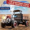 Drfeify RC Tractor, 37 * 15 * 13cm 2.4GHz Full Proportional Remote Control Tractor with Headlight Fog and Sound Simulation (Blue) view 4