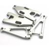 RC Suspension Arm For Losi For Rzr For Baja For Rey 1.0 2.0 1/10 7075Alu Upper Lower Suspension Arms RC Model Car Upgrade Repair Modify Accessories(Silver) view 3