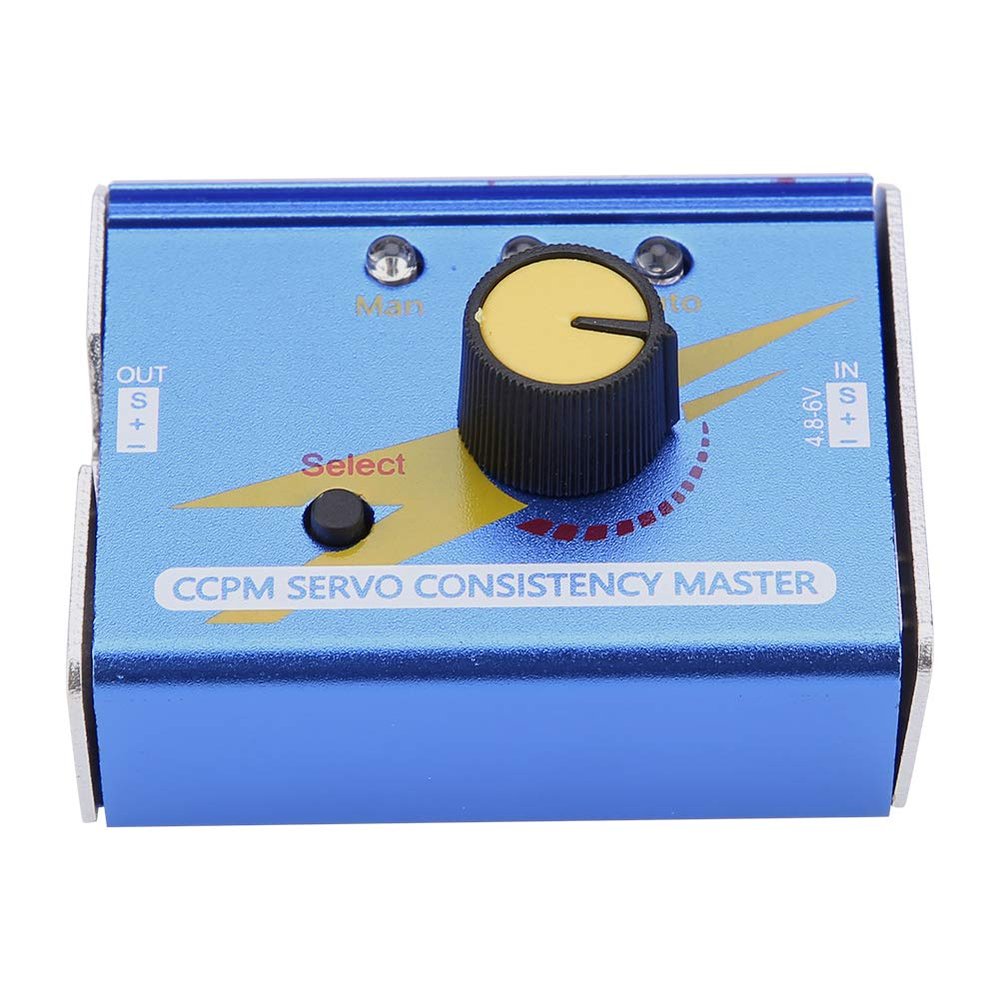 FTVOGUE ESC Servo Tester, Aluminum Alloy Box/Cover, Multi Servo Tester for RC Planes, Test Analog Digital Servos and ESC