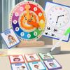 LLTCMAOYI Wooden Clock Teaching Aid, Cognitive Time Toy view 3