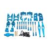 RC Car Parts For WLtoys 124006 12423 12427 12428 1/12 Metal Tie Rods And For Swing Arms Set Remote Control Car Accessories And Replacements Use(Blue) view 1