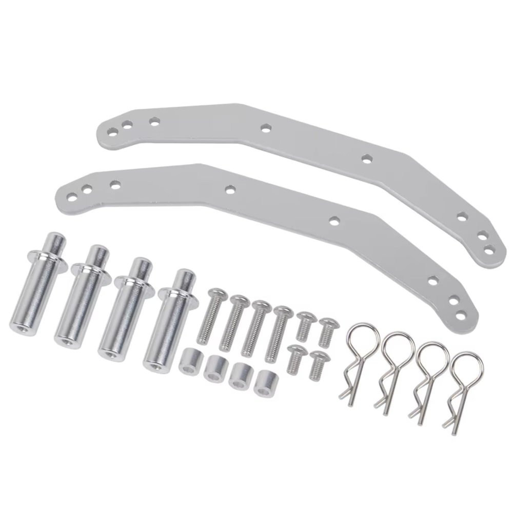 RC Modifications Spare Compatible With Traxxas For Slash 4X4 For Stampede For VXL, And Ultimate RC Car Part 1Set Aluminum Alloy Body Mounts (Body Posts)