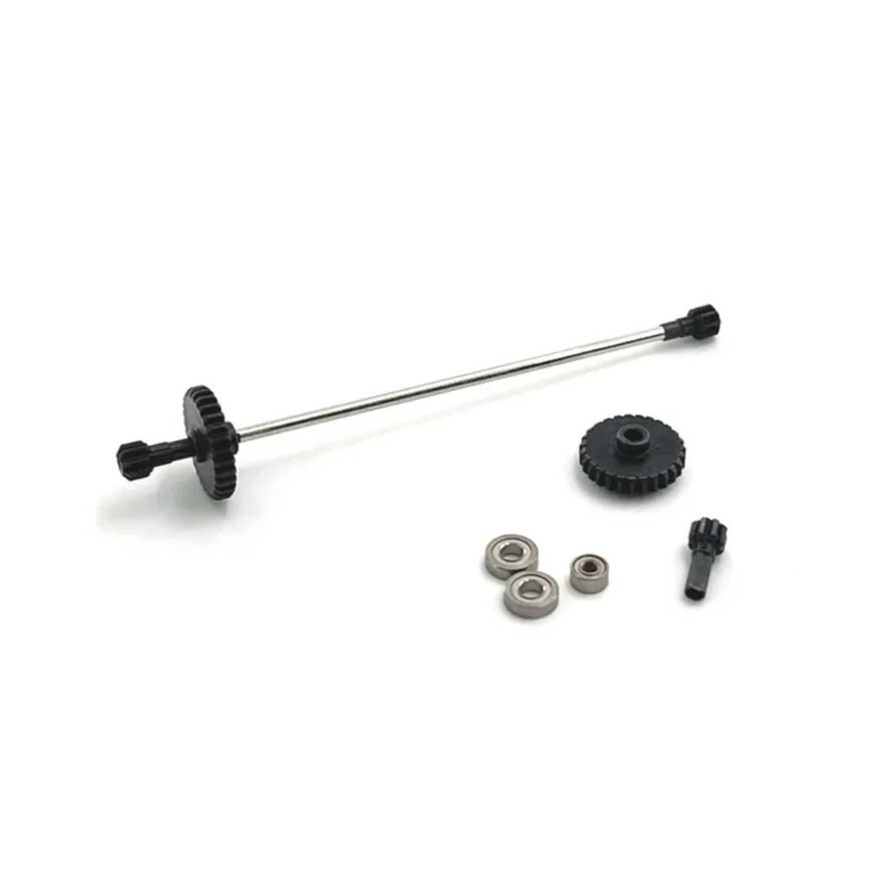 RC Modifications Spare Compatible With Wltoys 284161 284010 284131 K969 K989 P929 1/28 RC Car Parts Steel Metal Driving Gear Reduction Central Drive Shaft