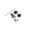 RC Modifications Spare Compatible With Wltoys 284161 284010 284131 K969 K989 P929 1/28 RC Car Parts Steel Metal Driving Gear Reduction Central Drive Shaft view 3