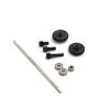 RC Modifications Spare Compatible With Wltoys 284161 284010 284131 K969 K989 P929 1/28 RC Car Parts Steel Metal Driving Gear Reduction Central Drive Shaft view 4