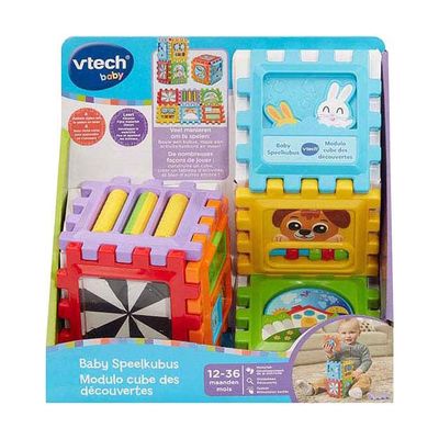 VTech colorful toy baby activity cube for toddlers motor skills