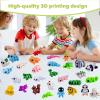 30 pcs Mini 3D Printed Animal Figurines, Flexible Articulated Fidget Toys for Kids, Cute Desk Decor Pets, Party Favors, Goodie Bag Stuffers, Gifts Students Carnival Prizes Rewards view 4
