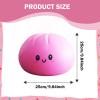 10in Extra Large Dumpling Stress Relief Squishy Toy | 25cm Slow-Rise Dumpling Squishy | Super Soft & Comfortable, Anxiety Relief, Fun Fidget Gift (Pink) view 4