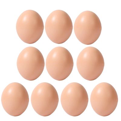 10PCS Fake Eggs for Crafts, Easter Simulation Egg Set, DIY Painting Eggs for Kids, Decorative Faux Chicken Eggss for Art Projects, Classroom Activities, Easter Basket Fillers
