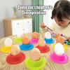 10PCS Fake Eggs for Crafts, Easter Simulation Egg Set, DIY Painting Eggs for Kids, Decorative Faux Chicken Eggss for Art Projects, Classroom Activities, Easter Basket Fillers view 2