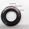 2/5pc NBR TC/TG Framework Oil Seal ID 35/38/ 40mm OD40-80mm Thickness 5-12mm Nitrile Butadiene Rubber Gasket Sealing Rings(2pcs,40X62X5mm) view 3