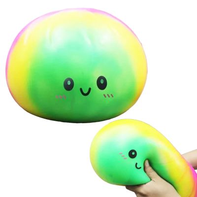 10in Extra Large Dumpling Stress Relief Squishy Toy | 25cm Slow-Rise Dumpling Squishy | Super Soft & Comfortable, Anxiety Relief, Fun Fidget Gift (Multicolor)