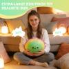 10in Extra Large Dumpling Stress Relief Squishy Toy | 25cm Slow-Rise Dumpling Squishy | Super Soft & Comfortable, Anxiety Relief, Fun Fidget Gift (Multicolor) view 2