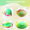 10in Extra Large Dumpling Stress Relief Squishy Toy | 25cm Slow-Rise Dumpling Squishy | Super Soft & Comfortable, Anxiety Relief, Fun Fidget Gift (Multicolor) view 3