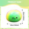 10in Extra Large Dumpling Stress Relief Squishy Toy | 25cm Slow-Rise Dumpling Squishy | Super Soft & Comfortable, Anxiety Relief, Fun Fidget Gift (Multicolor) view 4