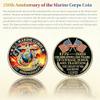 1775-2026 Anniversary Challenge Coin - Military Collectible for 250th Anniversary - Birthday Gift - Marine Veterans' Commemorative Souvenir view 2