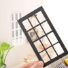 2pcs Black Dollhouse Windows Dollhouse Furniture 1 : 12 Scale Miniature 6-Pane Window Frame DIY Mini House Decoration Window Model Dollhouse Accessories view 4
