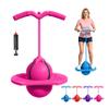 Balance Jumping Ball, Bounce Blaster,Pogo Ball with Handle and Balls Pump for Adults,Indoor & Outdoor Fun,Perfect for Balance,Coordination,And Fitness (Pink) view 1